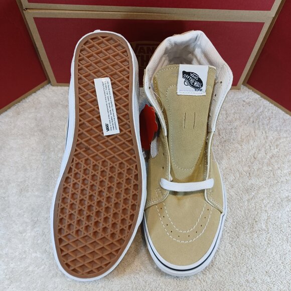 Vans Men's 8/Women's 9.5 Sk8-Hi Taos Taupe/True White VN0A32QGYUU - Picture 3 of 12